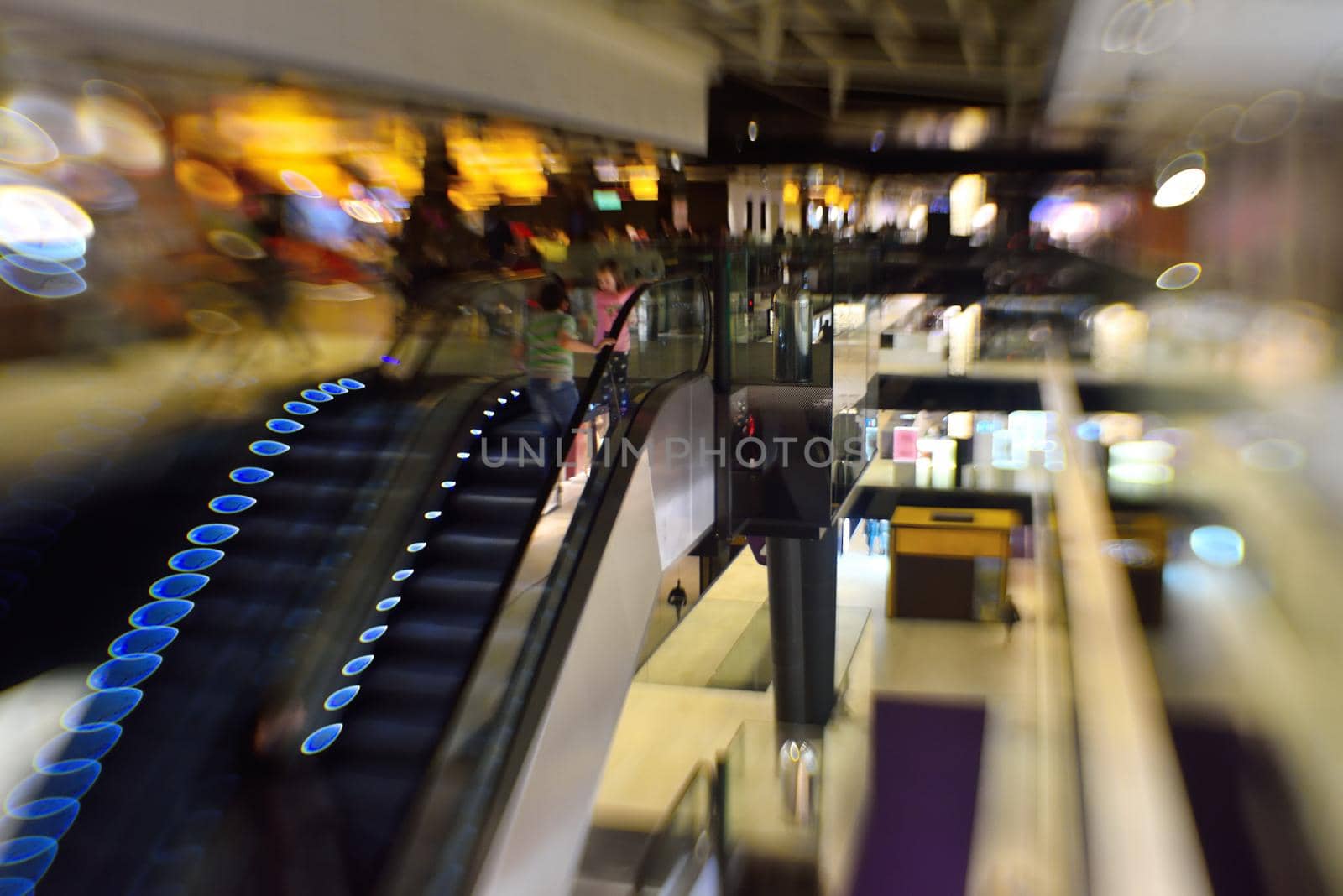 modern bright shopping mall indoor architecture