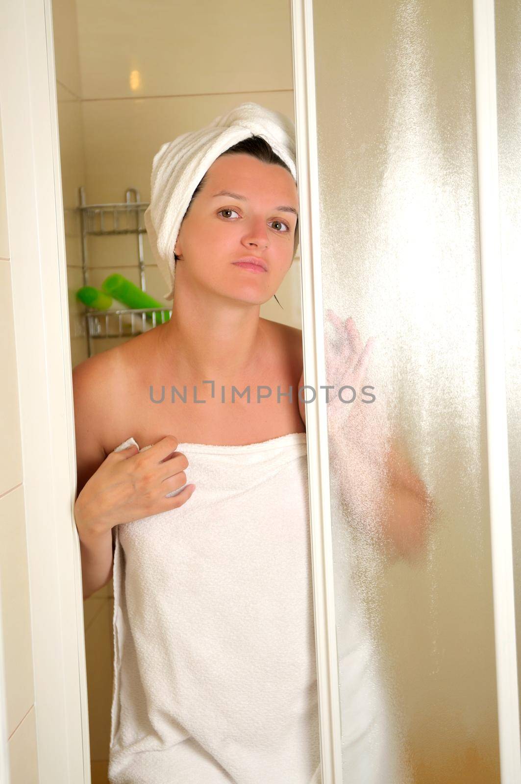 woman shower by dotshock