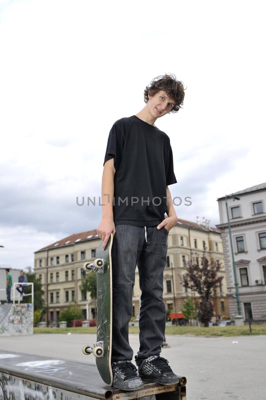 skate boarder portrait  