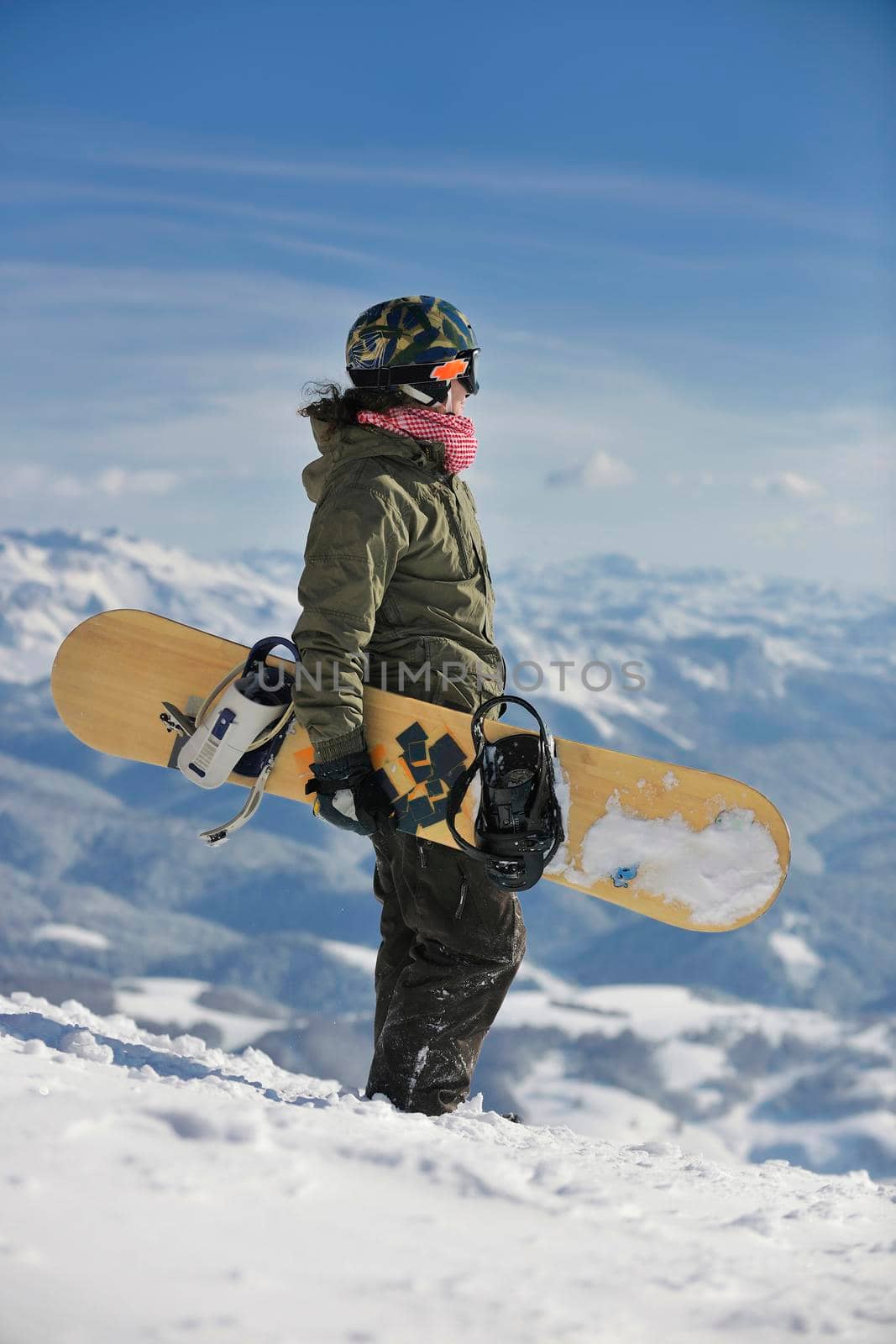 snowboarder portrait by dotshock