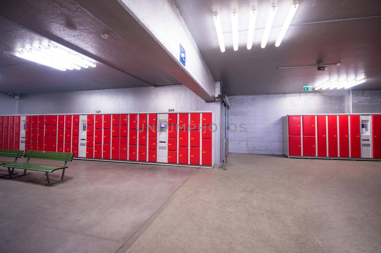 red safety lockers by dotshock