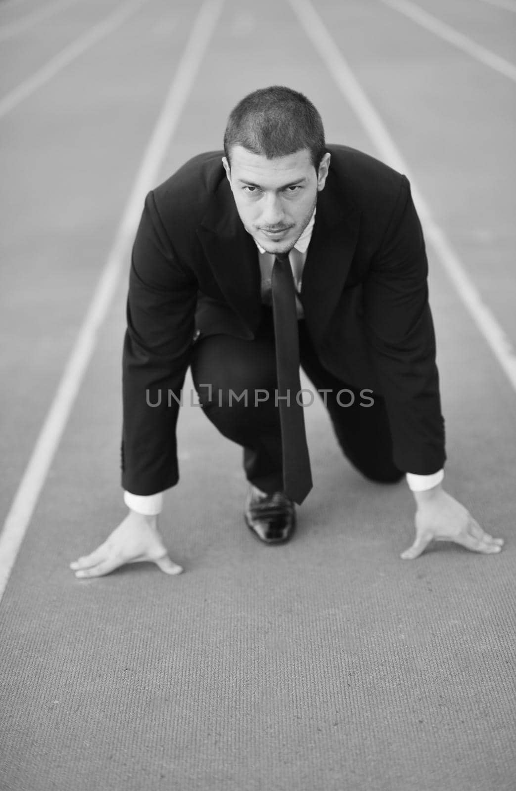 business man in sport by dotshock