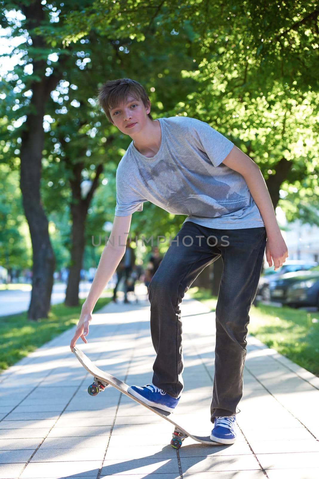 skateboard jump by dotshock