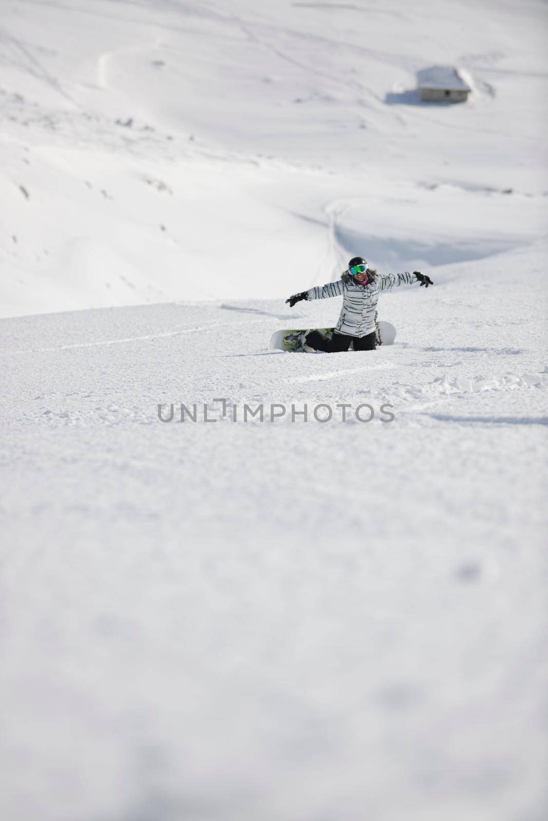 snowboard woman by dotshock