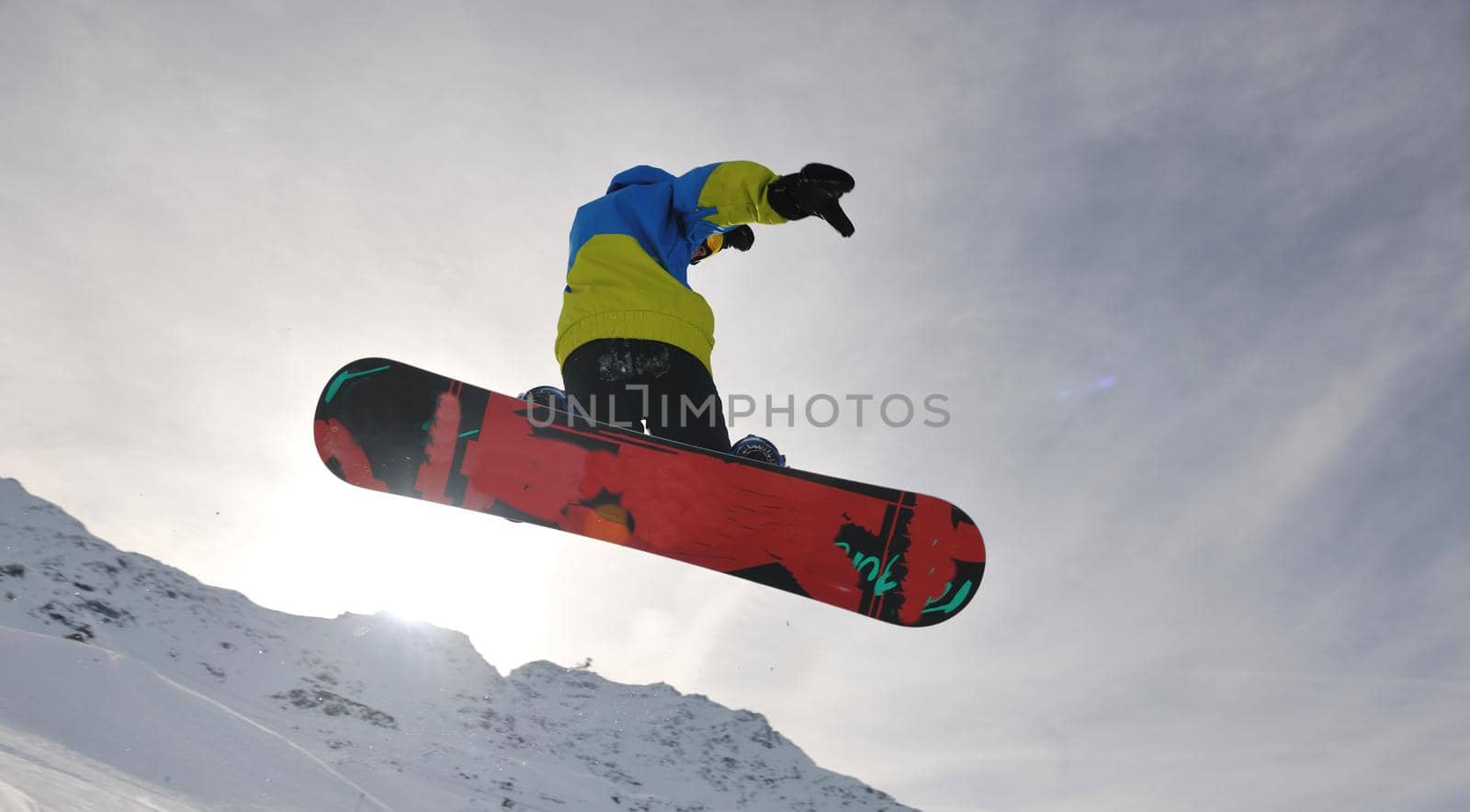 snowboard winter sport  extreme jump 