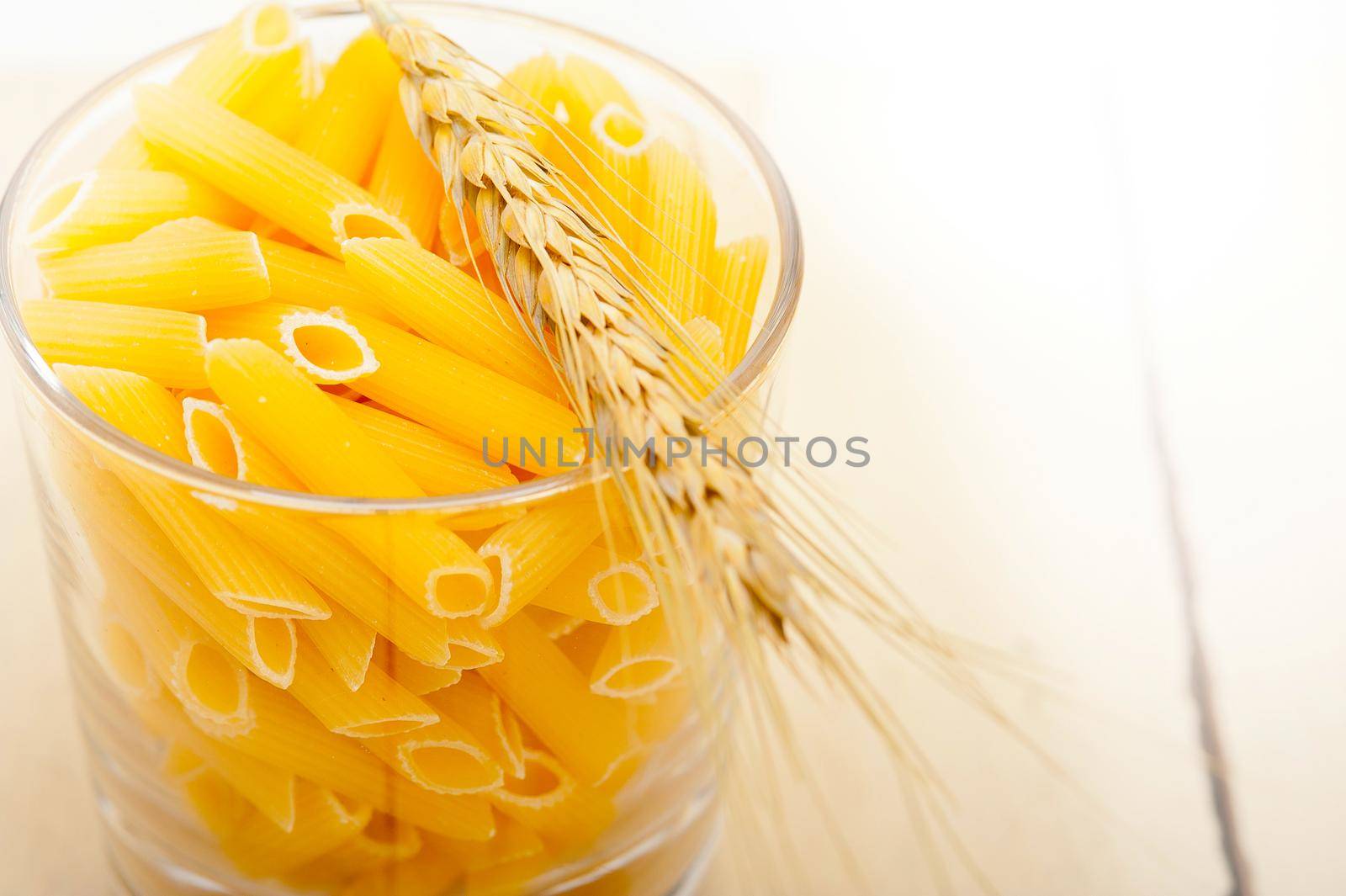 Italian pasta penne with wheat by keko64