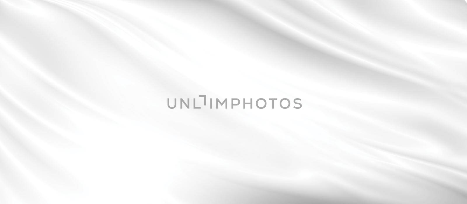 Abstract white fabric background with copy space illustration by Myimagine
