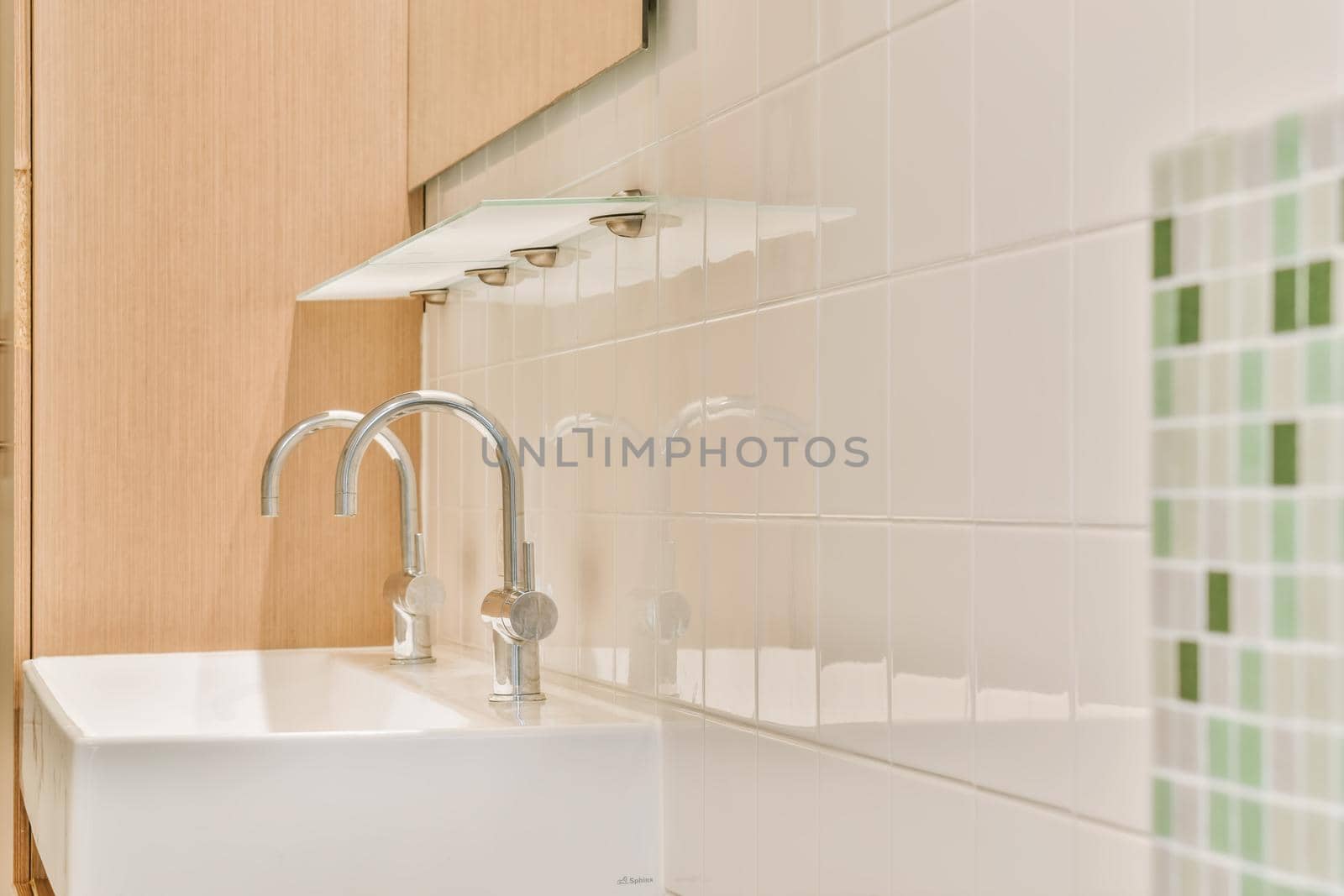 Close up of faucet by casamedia