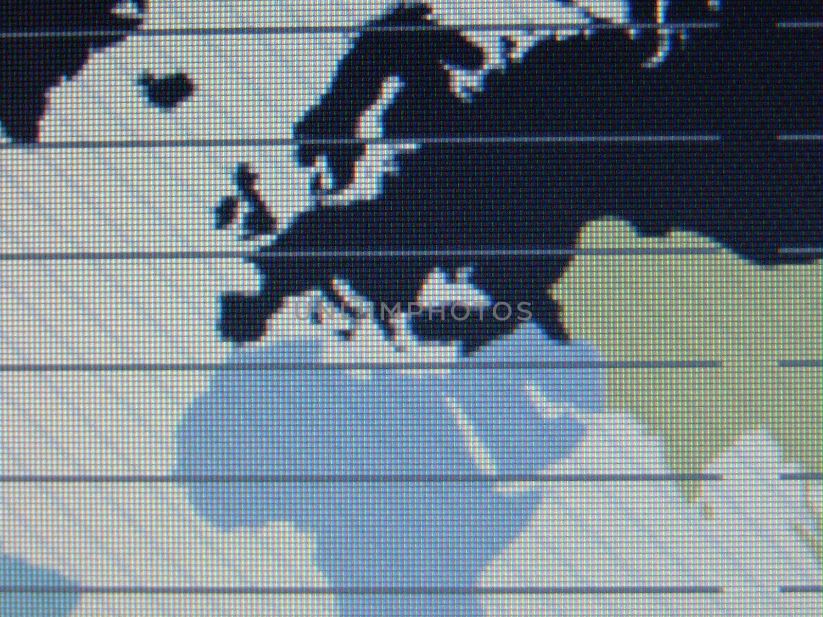 world map macro on tft screen by dotshock