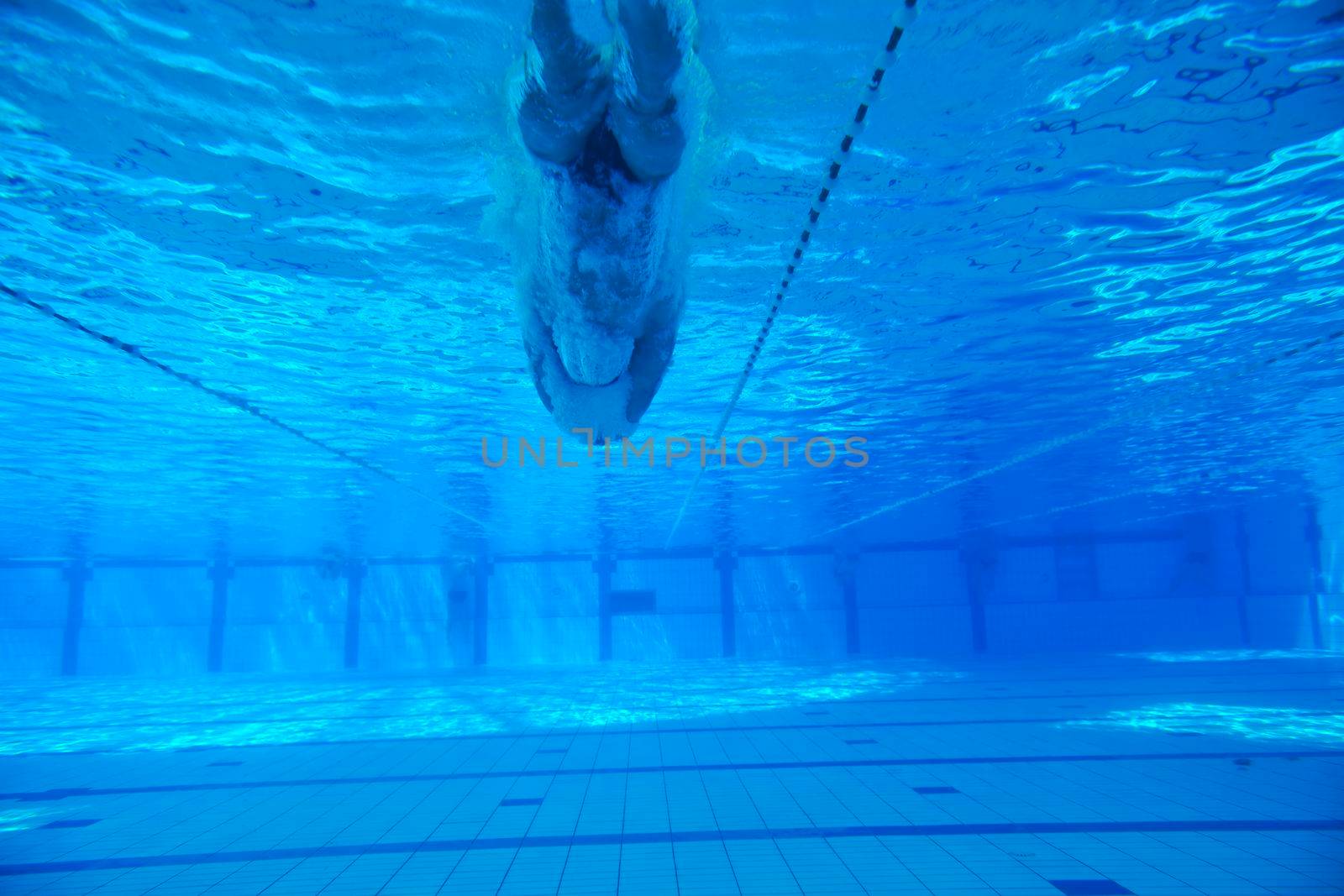 swimming pool underwater  by dotshock