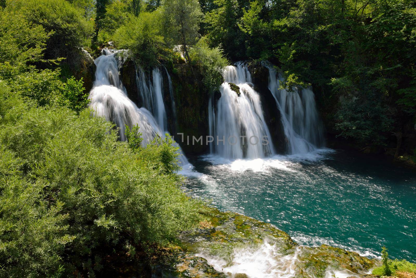 waterfall paradise by dotshock