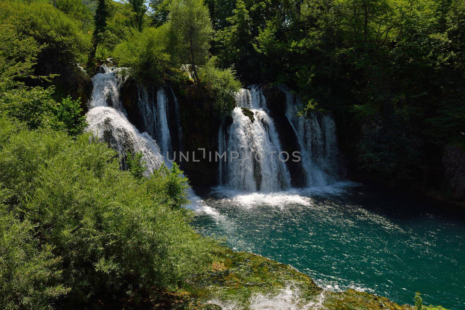 waterfall paradise by dotshock