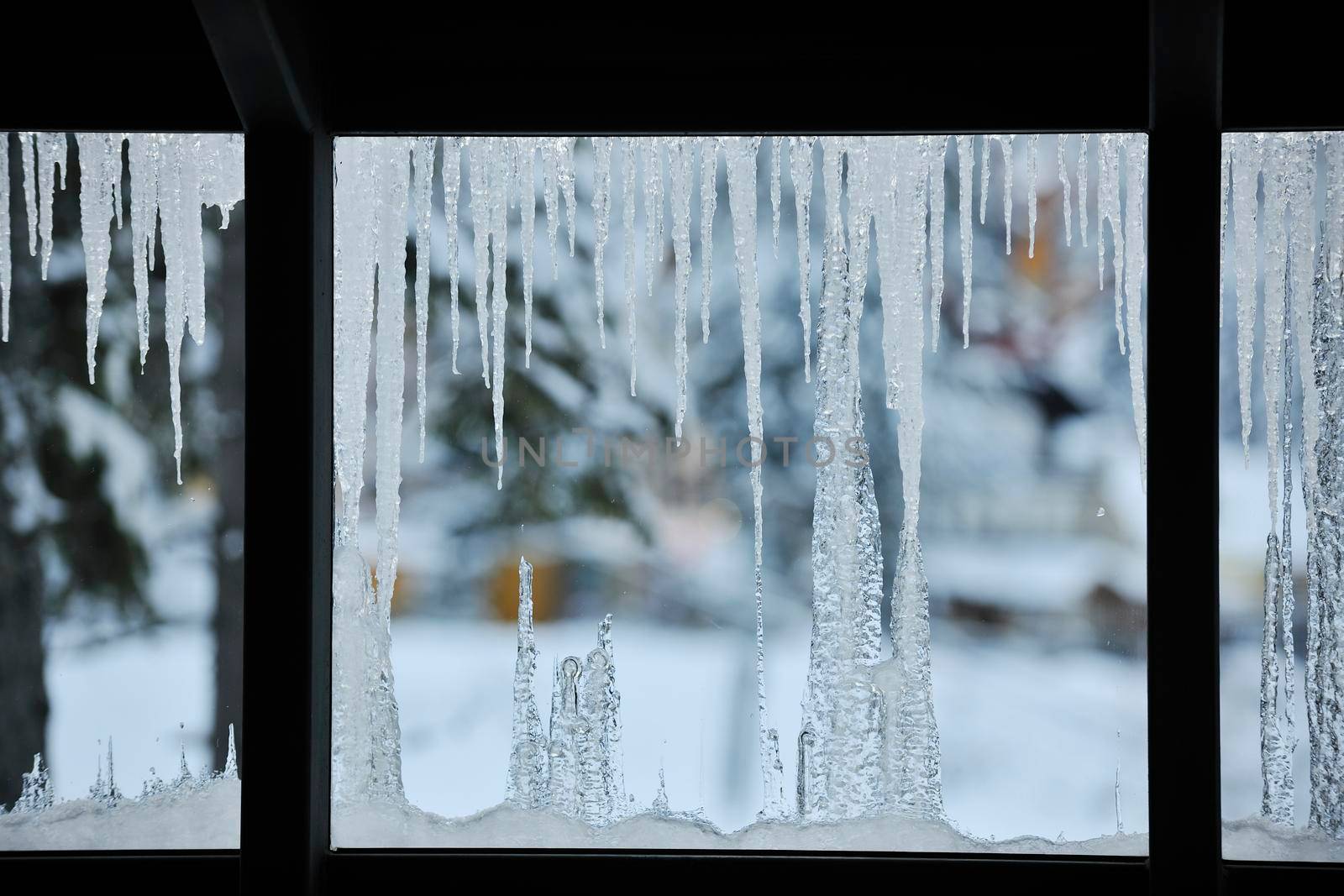 ice on window by dotshock