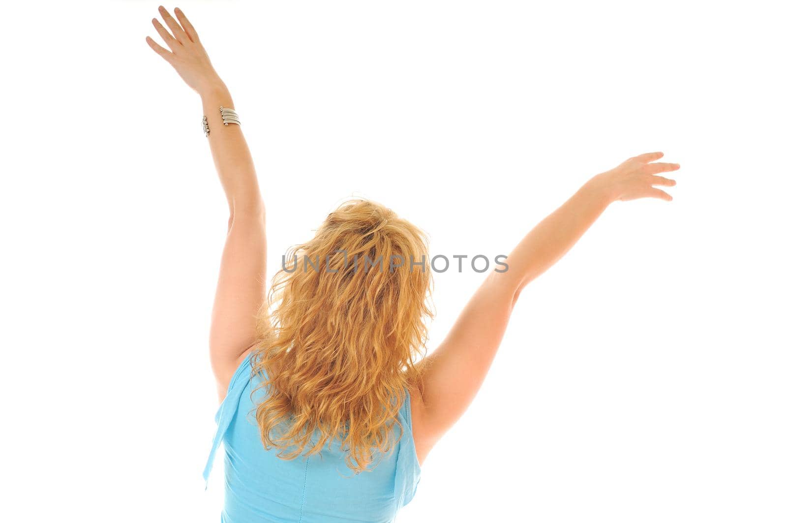 casual beautiful young happy woman isolated on white representing fashion concept