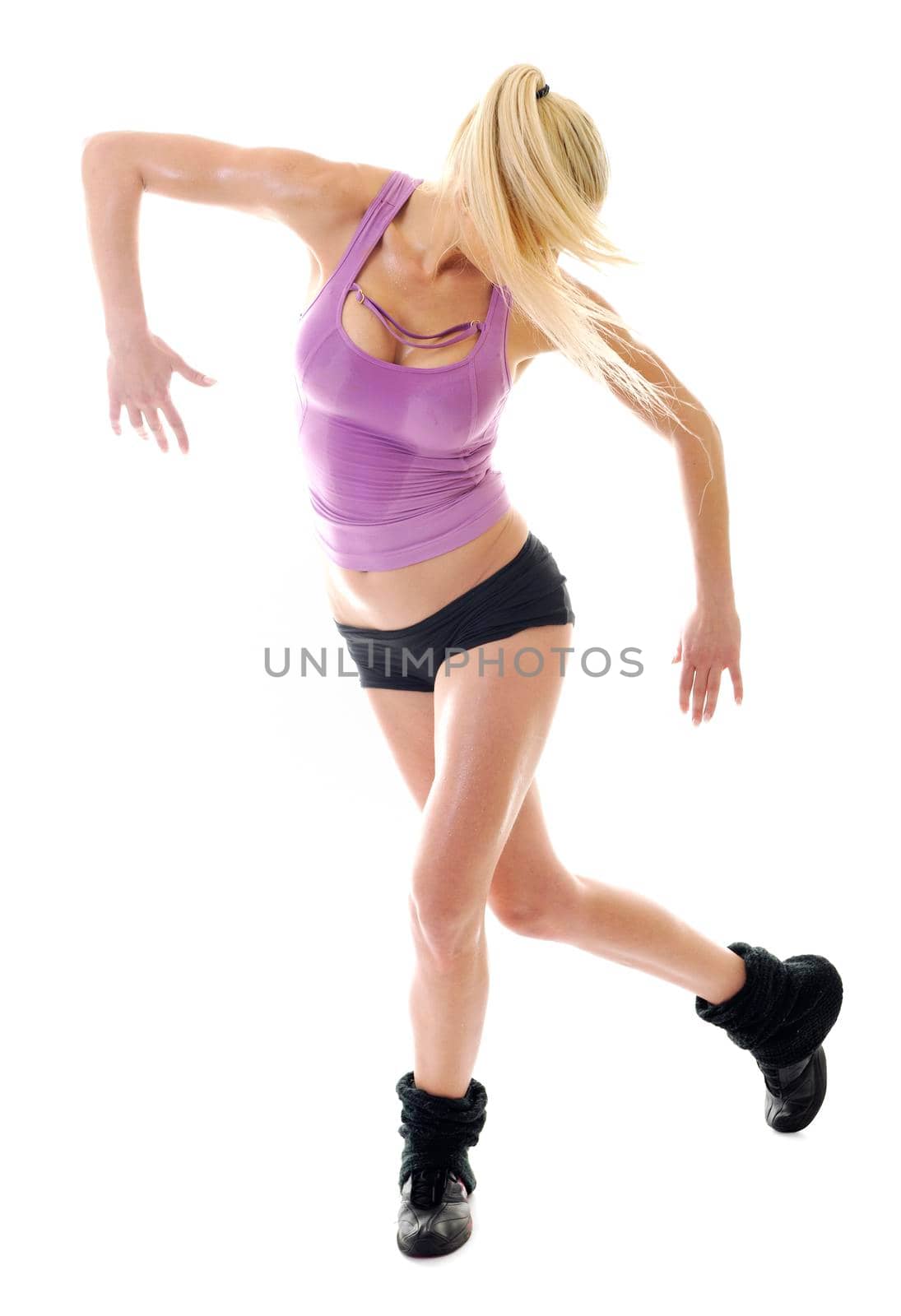 woman fitness isolated by dotshock