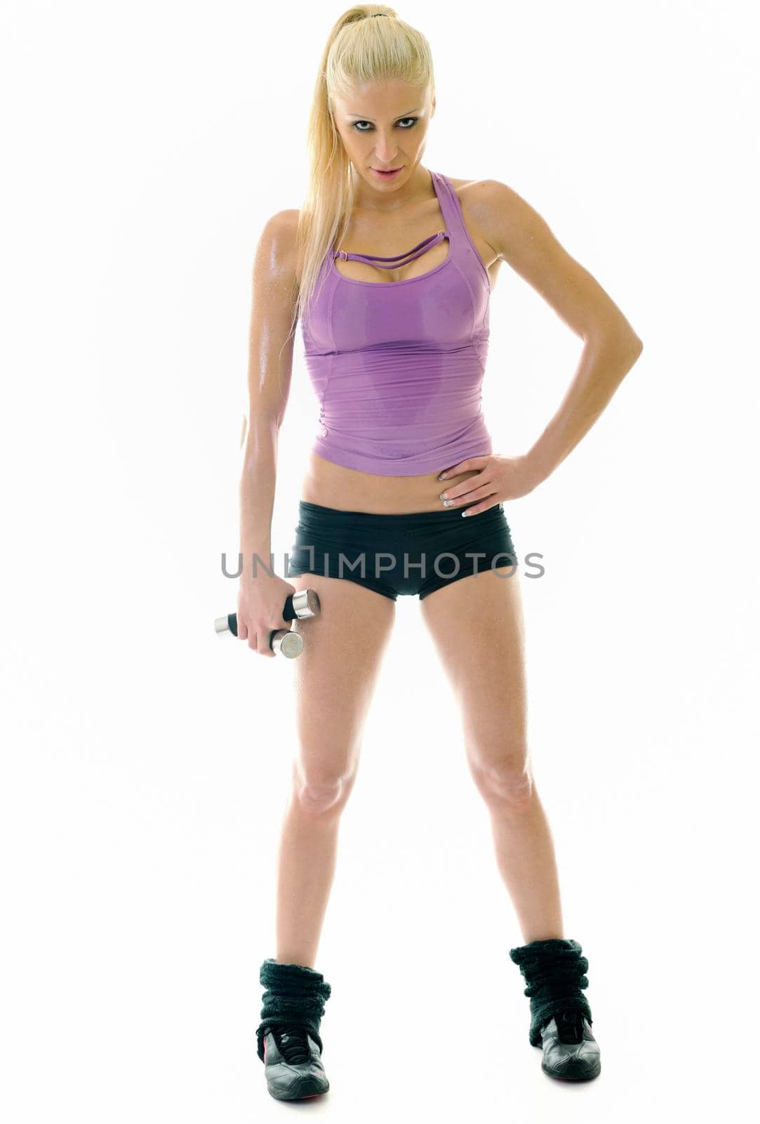 woman fitness isolated by dotshock