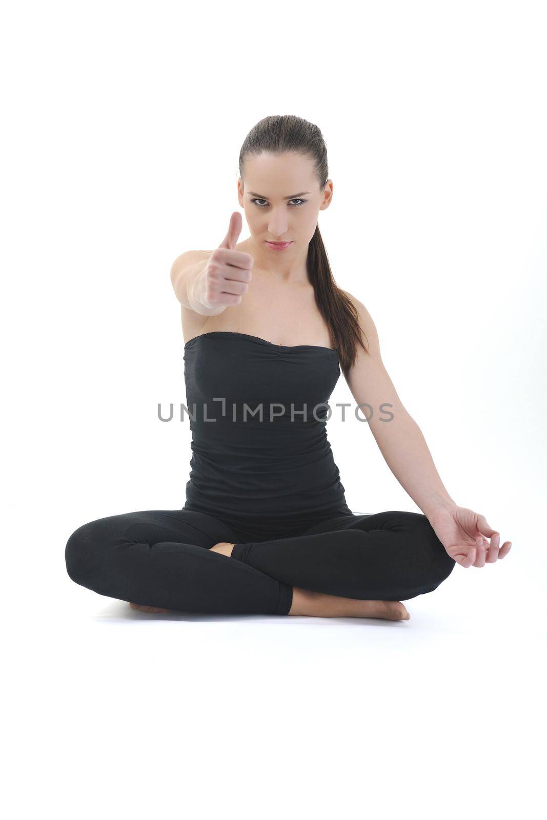 woman yoga  by dotshock