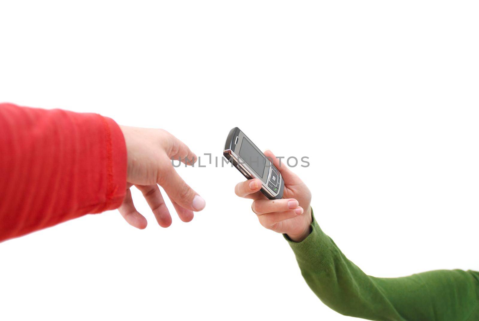phone connecting people concept
