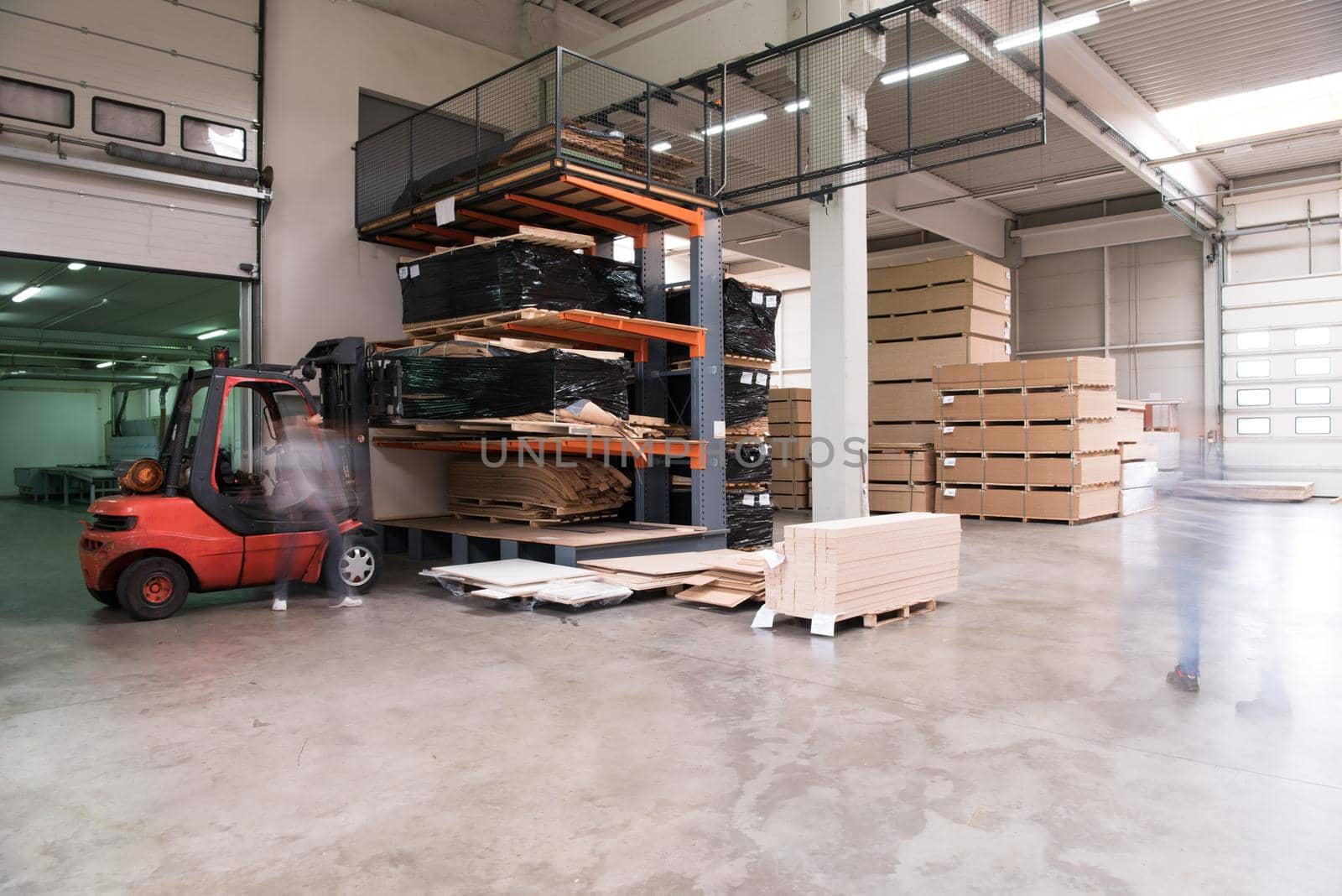 production Department at a furniture factory