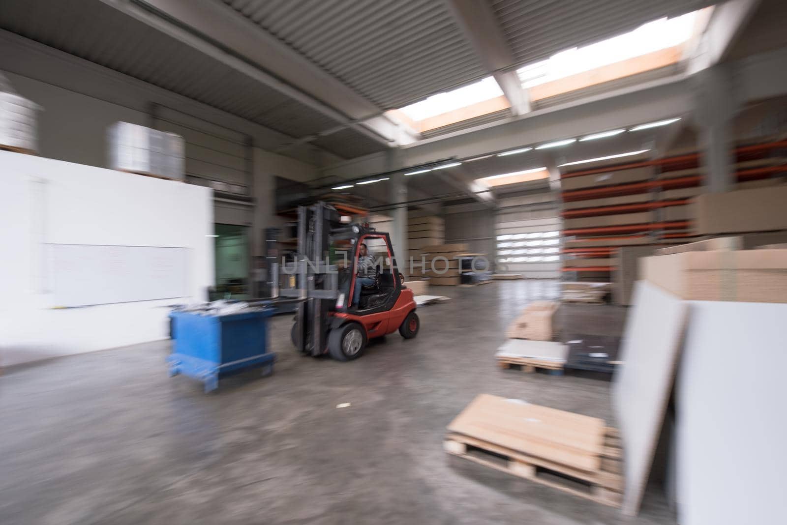 production Department at a furniture factory