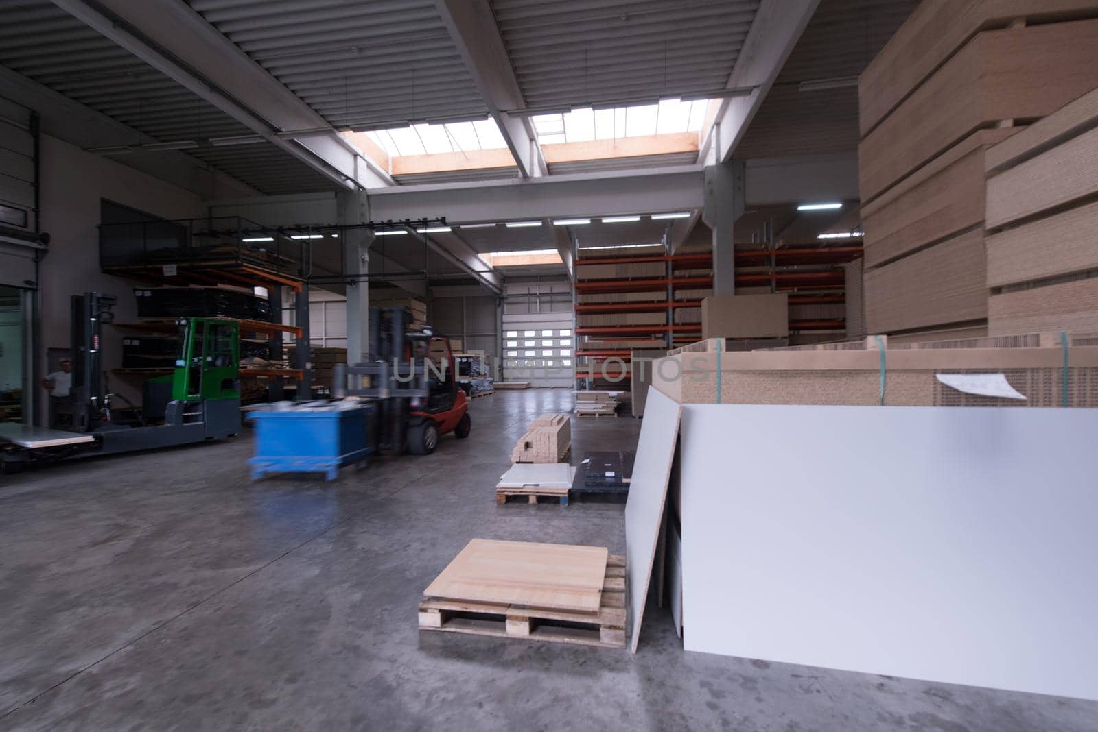 production Department at a furniture factory