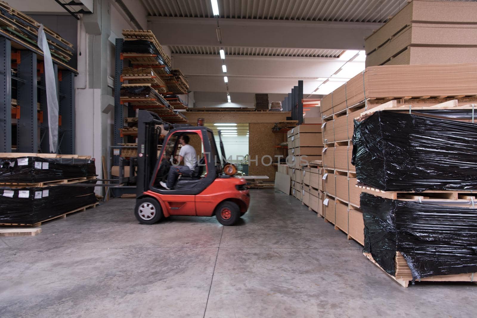 production Department at a furniture factory