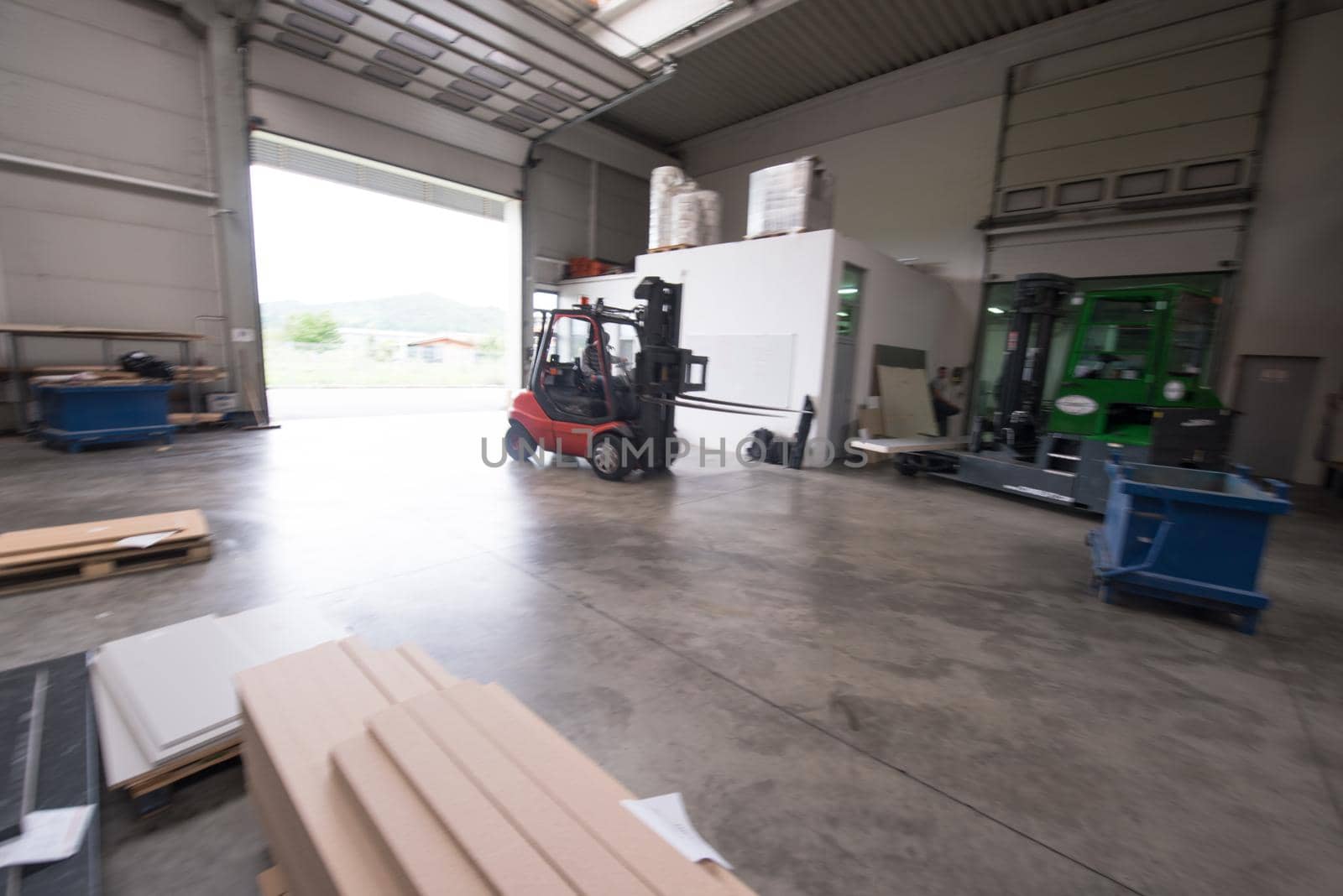 production Department at a furniture factory