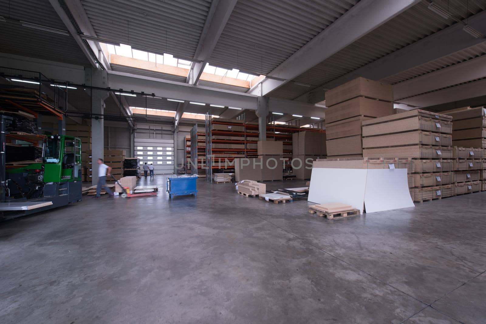 production Department at a furniture factory