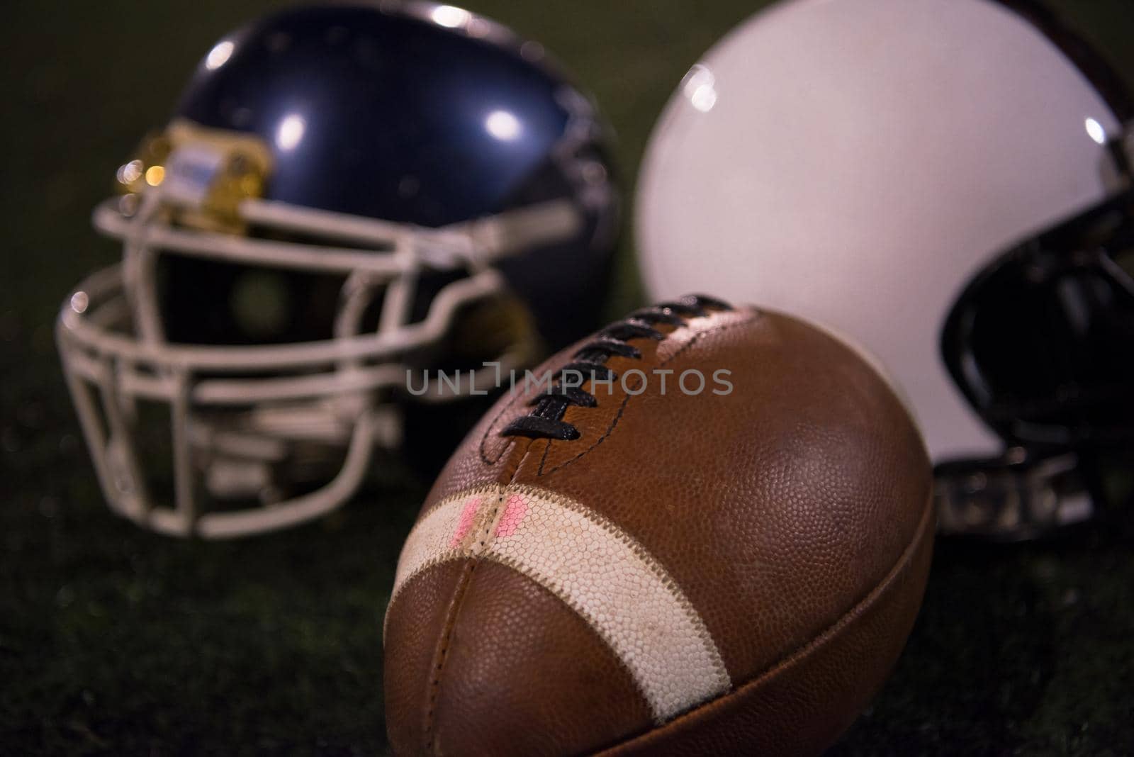 american football and helmets by dotshock