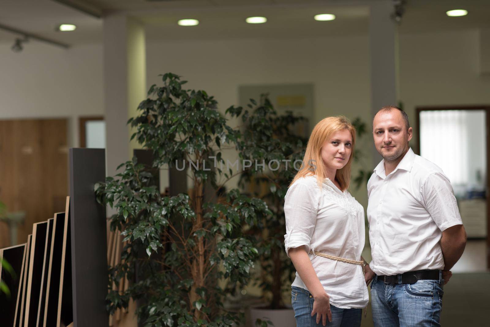 young designers in the creative office at the wooden furniture manufacture