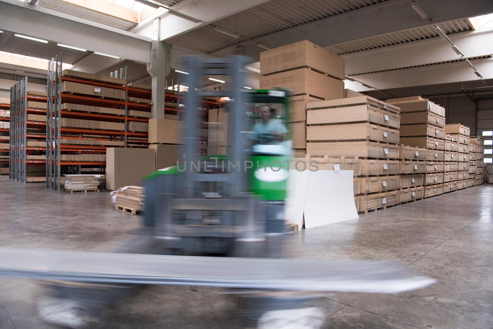 production Department at a furniture factory