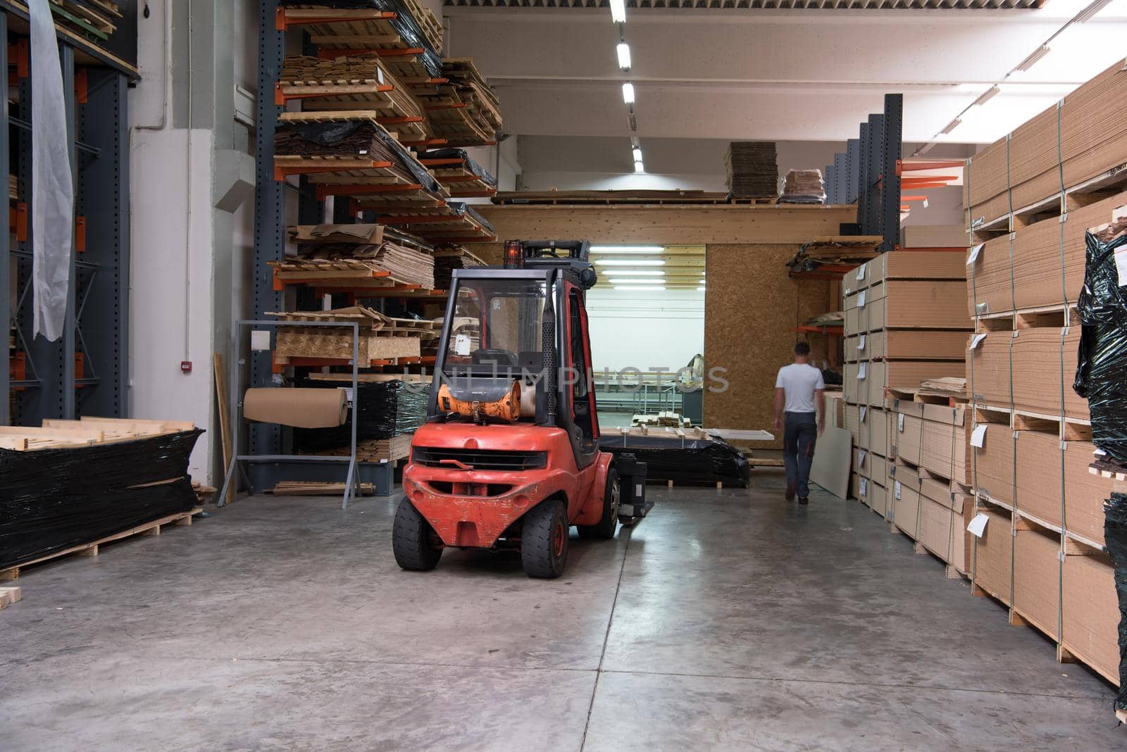 production Department at a furniture factory