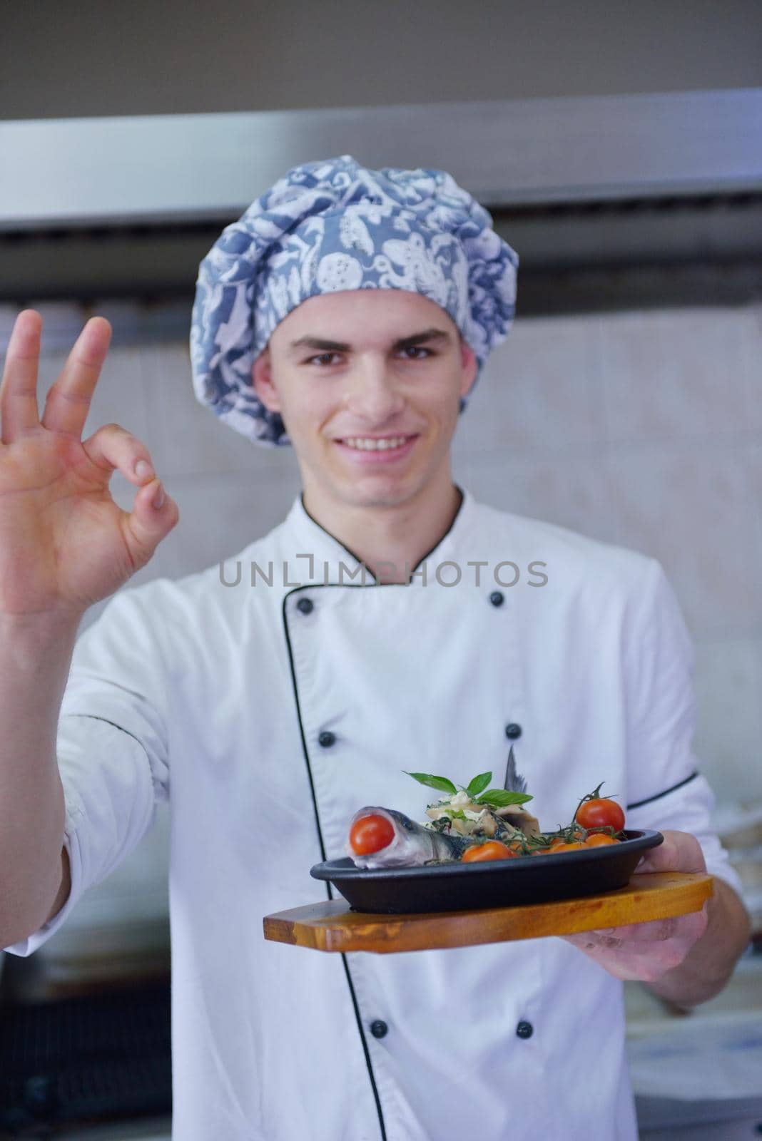 chef preparing food by dotshock