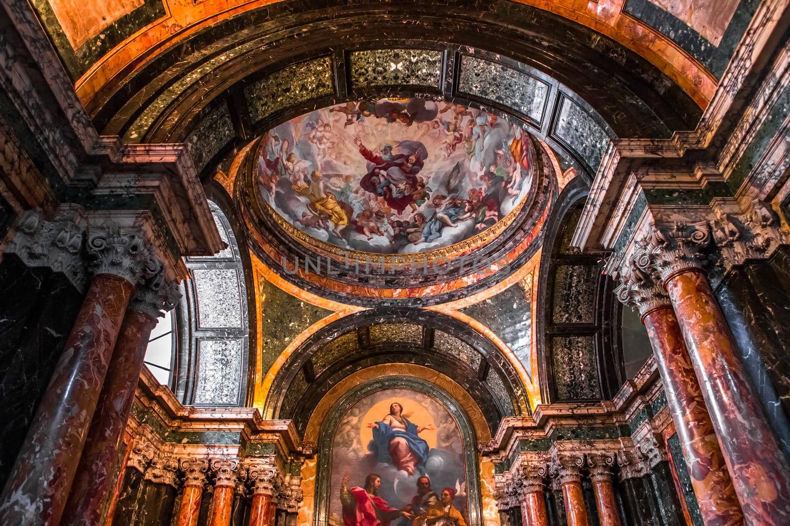 Basilica of Santa Maria del Popolo, Rome, Italy by photogolfer