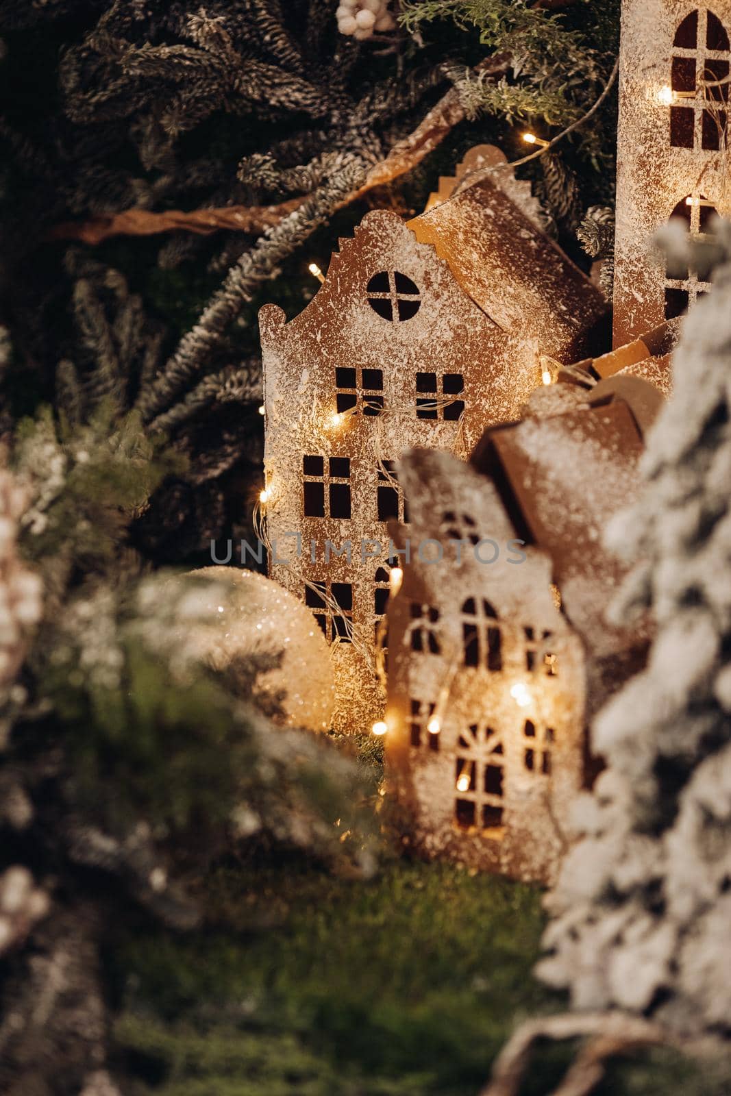 Snowed cardboard houses. by StudioLucky