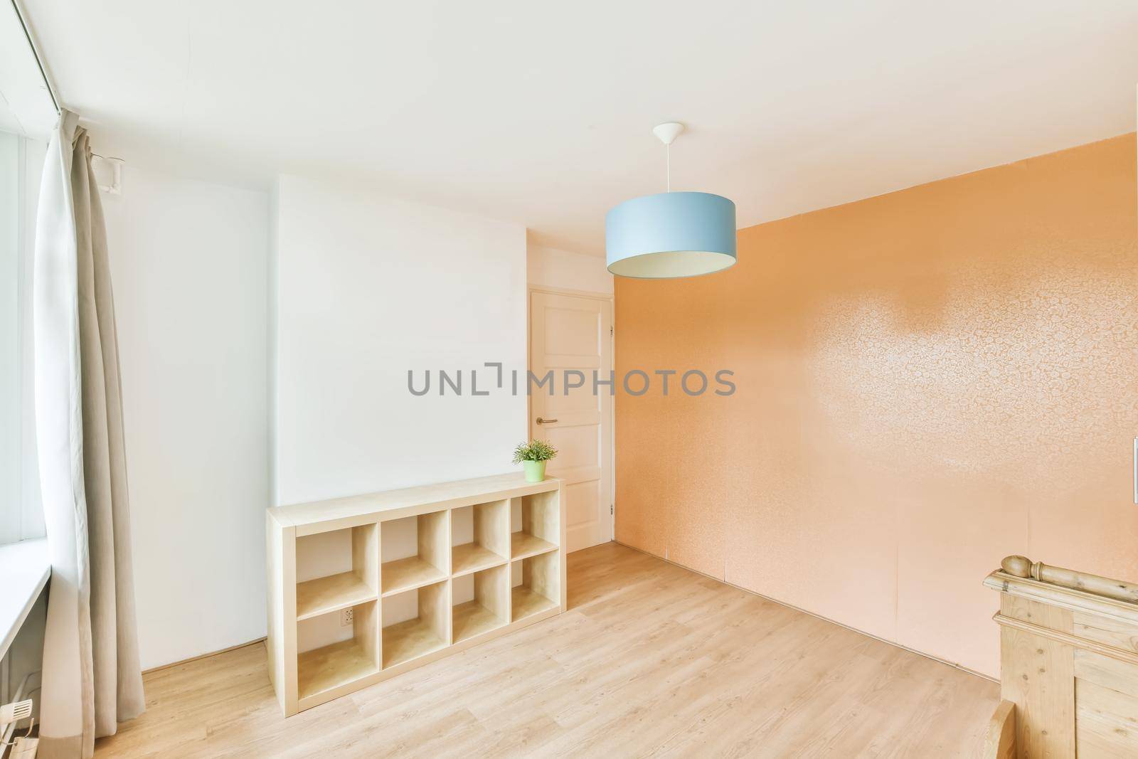 Stylish interior of room in luxury apartment