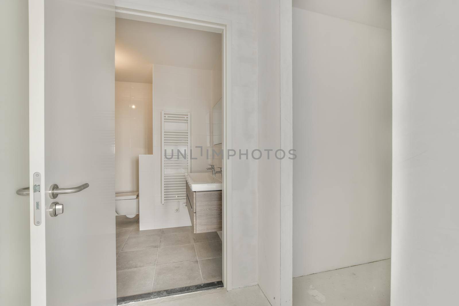 View from the door to a bathroom