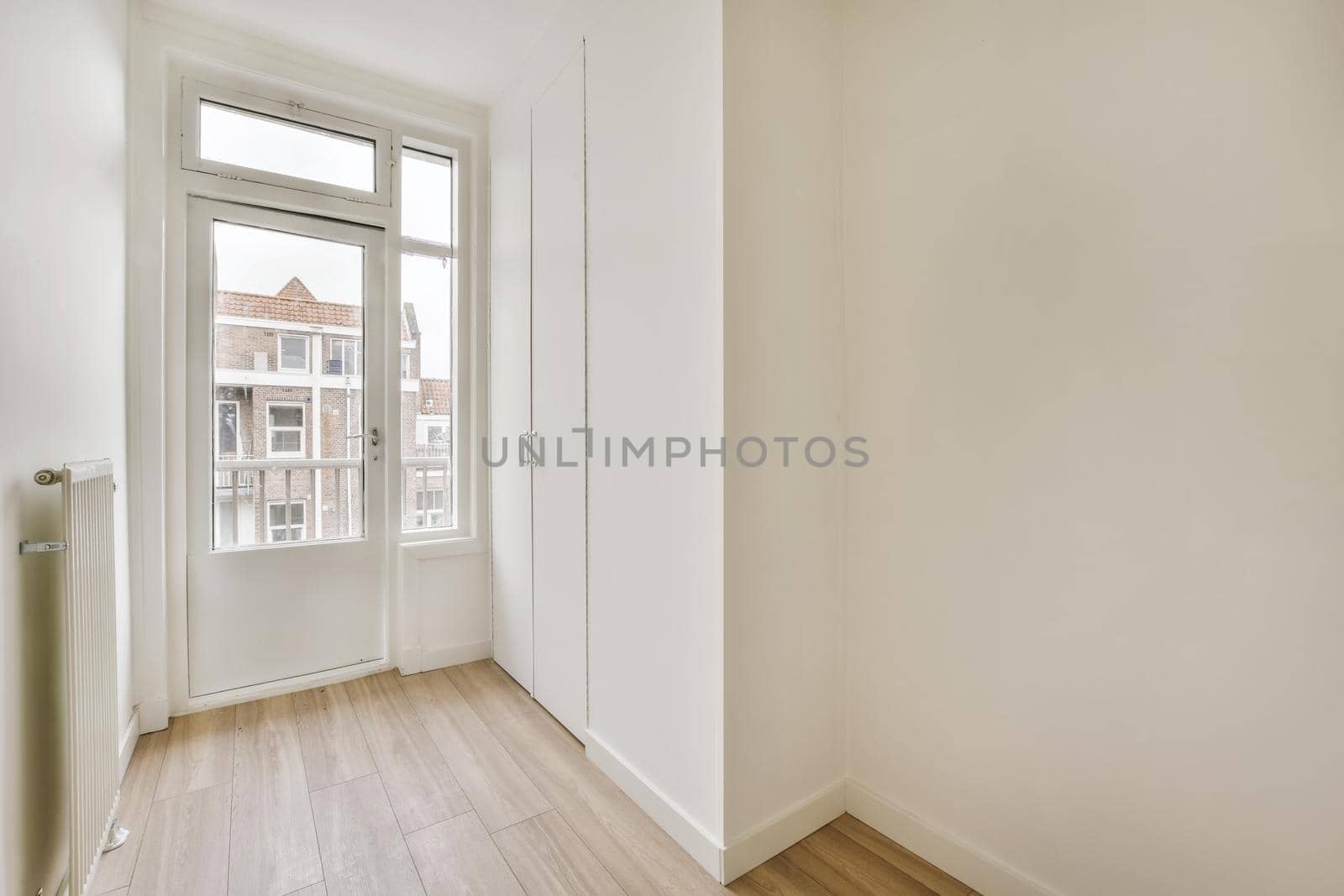 Spacious bright and pretty room with large windows