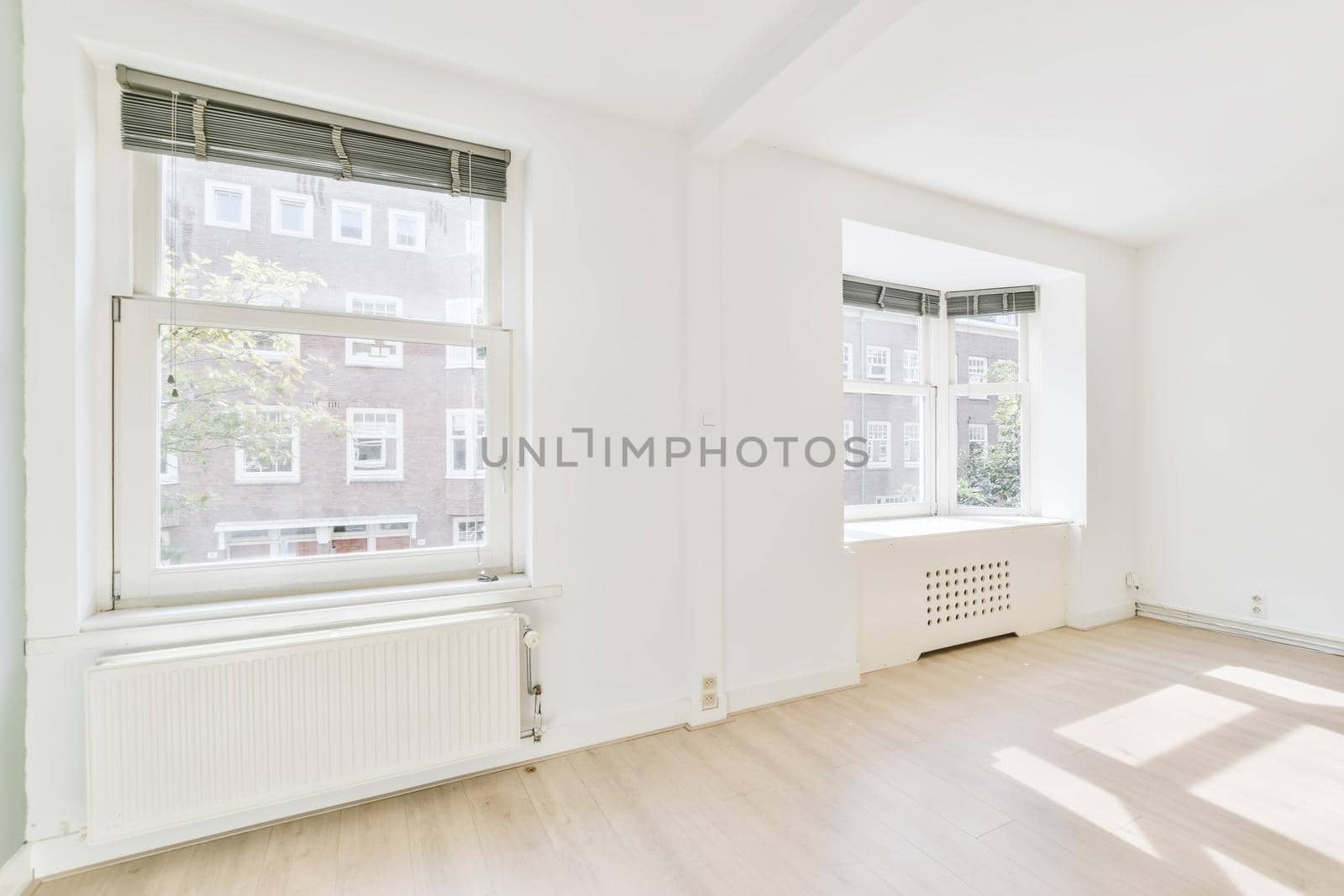 Spacious bright and pretty room with large windows