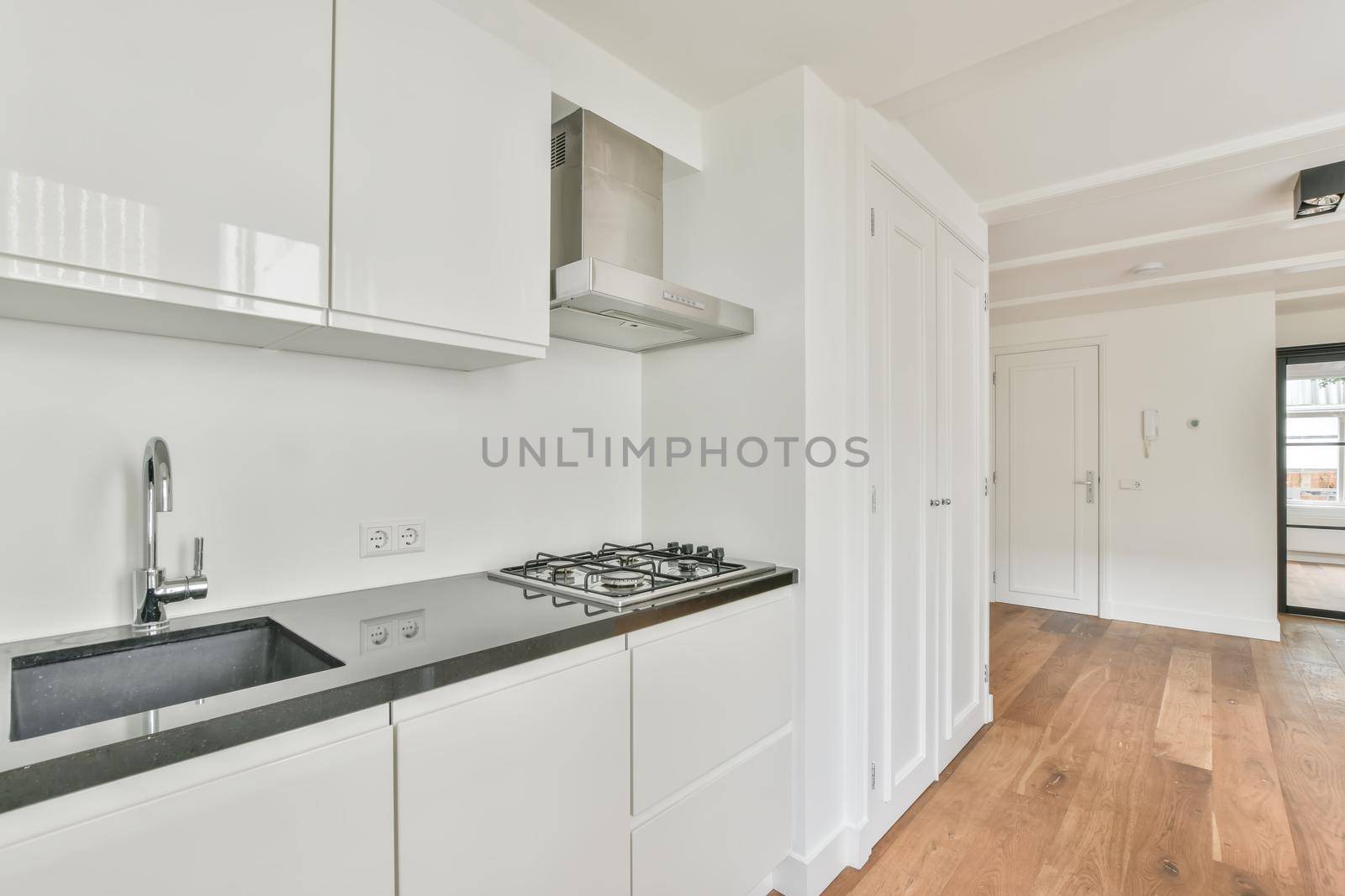 Small cozy kitchen design in luxury house