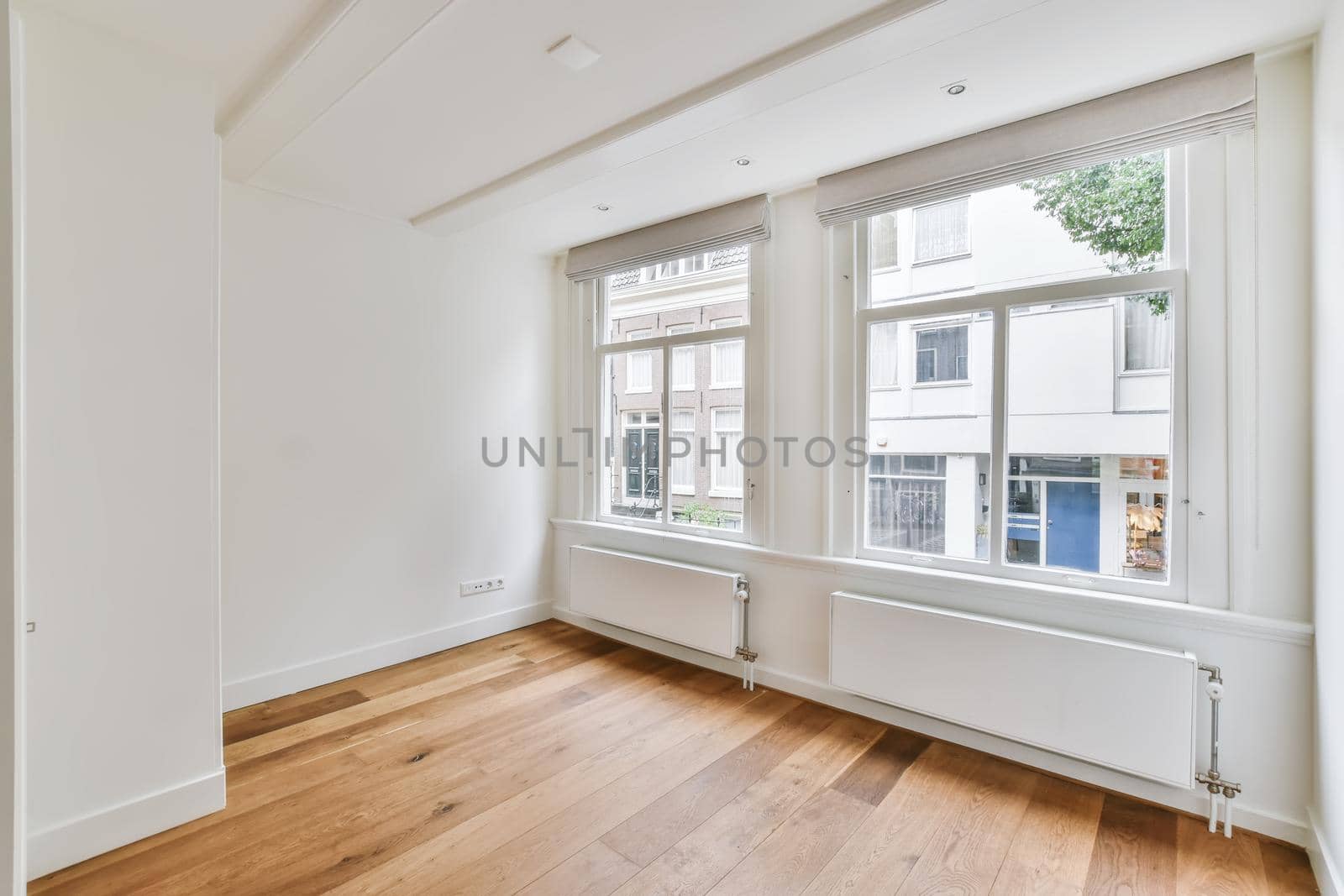 Cozy and comfortable bright room with big windows