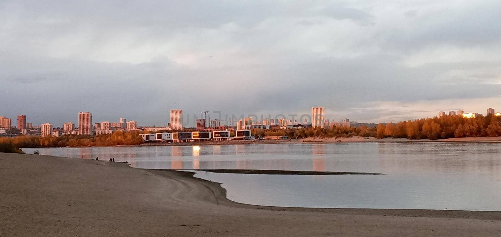  Panorama of Novosibirsk on the Ob river.The capital of Siberia. Novosibirsk, Siberia, Russia. by Rina_Dozornaya