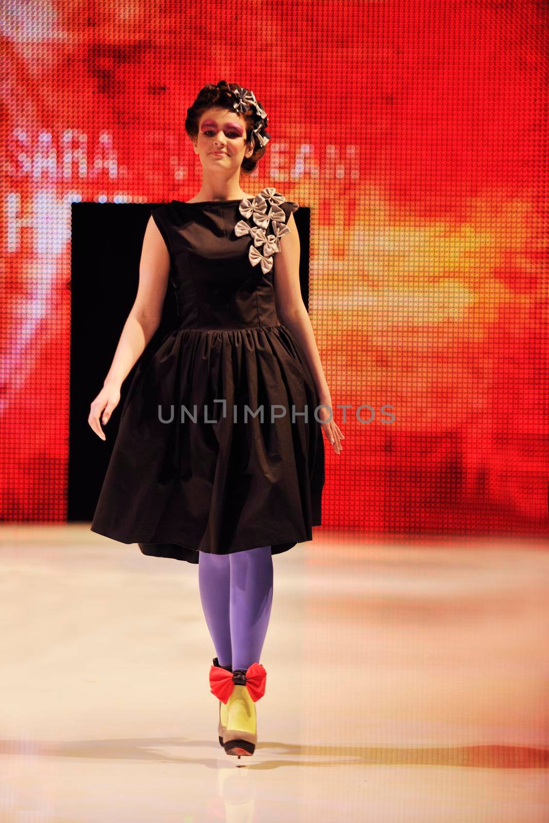 fashion show woman catwalk by dotshock