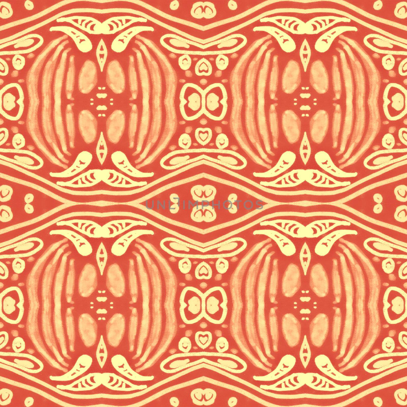 Art chinese pattern. Vintage japanese background. Red asian style. Seamless texture chinese. New year hand drawn geometric ornament. Oriental floral ethnic wallpaper. Abstract chinese pattern.