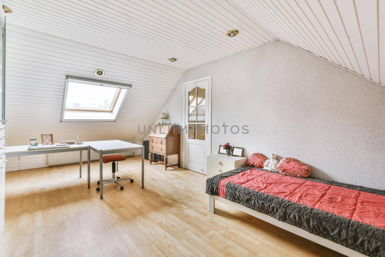 Stunning bedroom with a beautifully laid bed