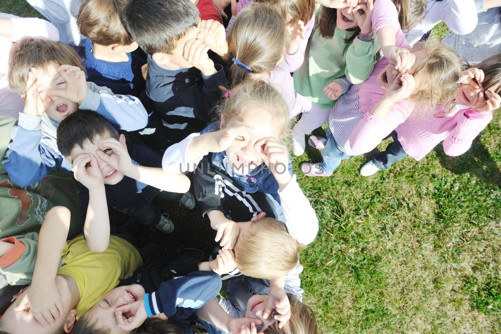 preschool  kids outdoor have fun by dotshock