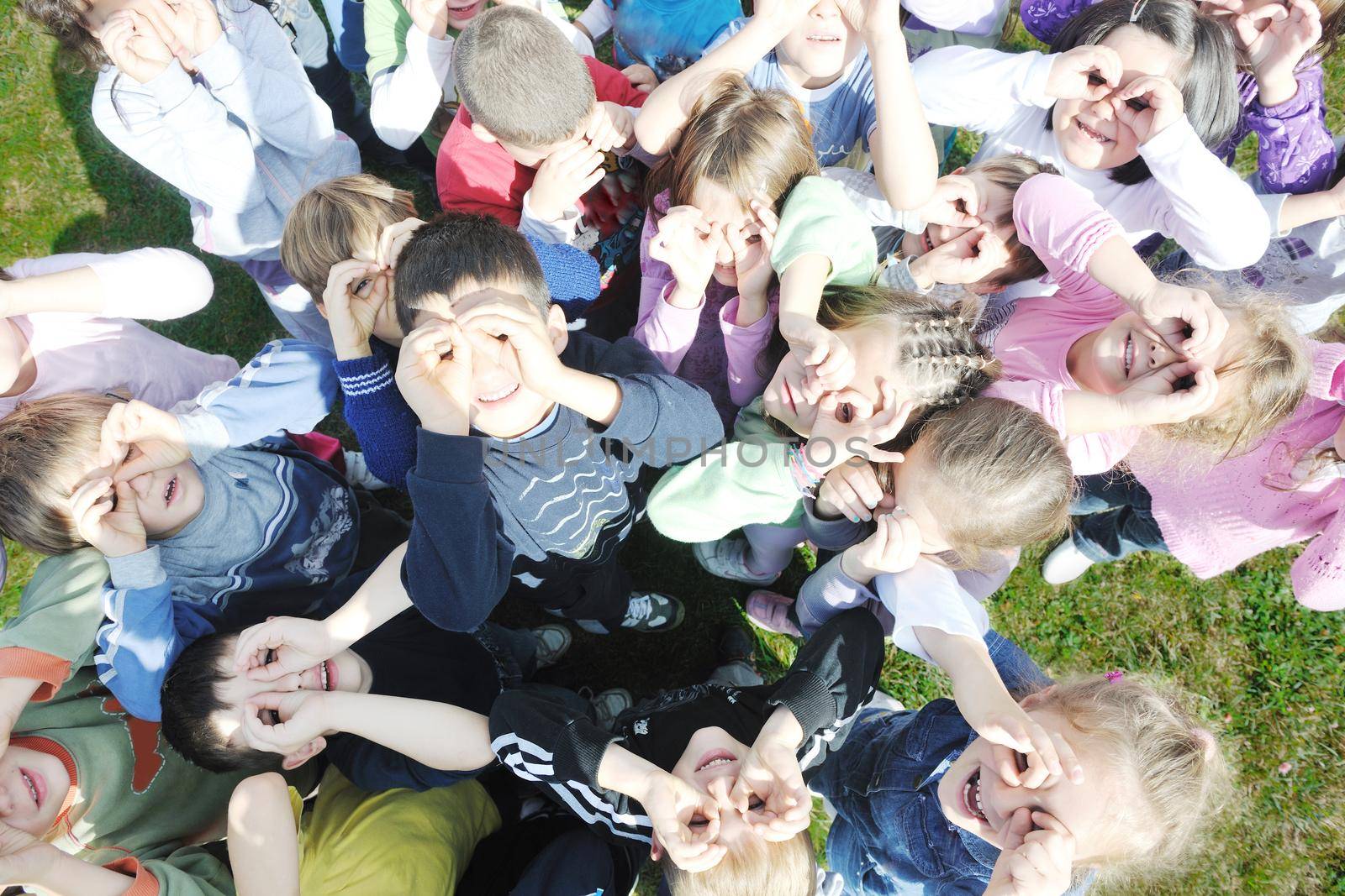 preschool  kids outdoor have fun by dotshock