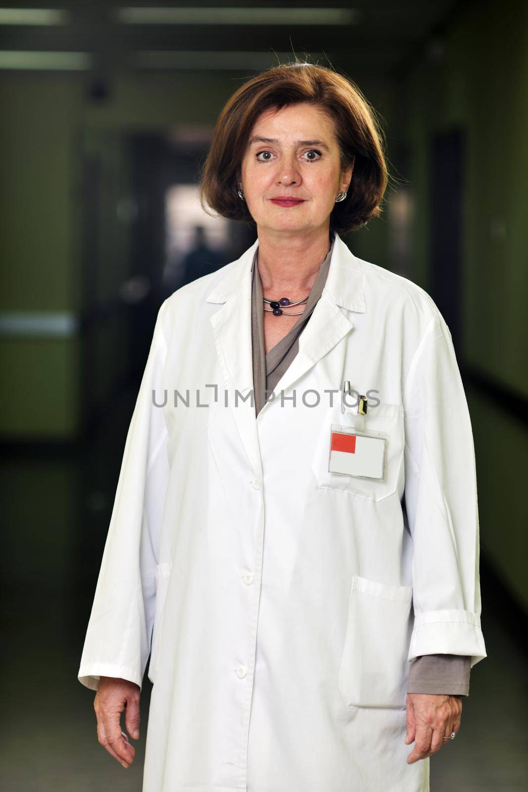 doctor medical woman portrait  indoor in hospital