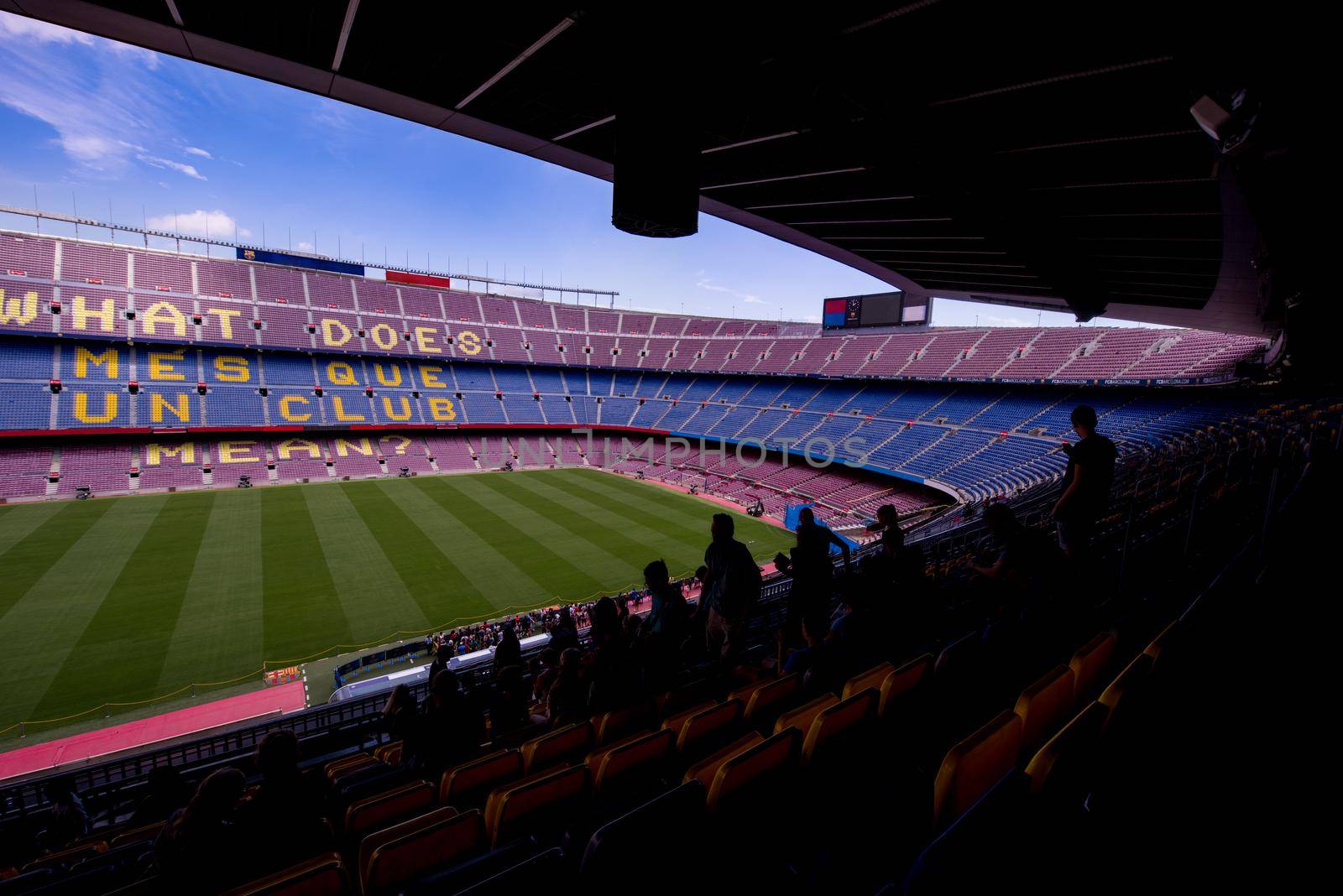 Camp Nou In Barcelona Spain by dotshock