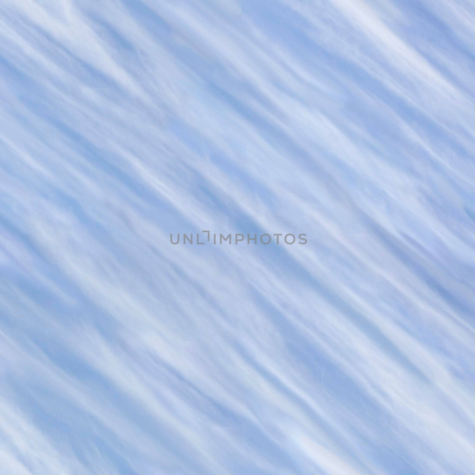 Seamless texture of white cirrus clouds in the form of diagonal stripes on the background blue sky.